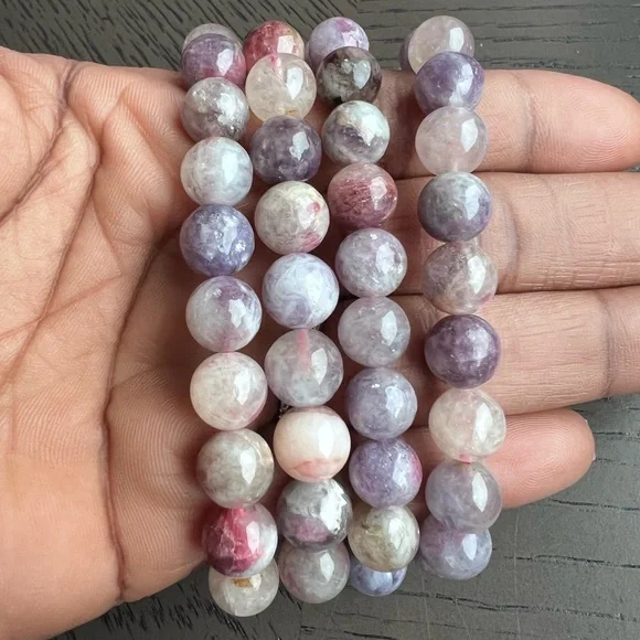 Unicorn tourmaline bracelet 9mm (one) - Picture 1 of 4